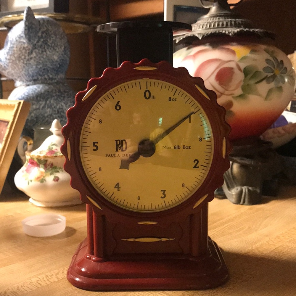 Paula Deen red fruit scale max 6lb 8oz